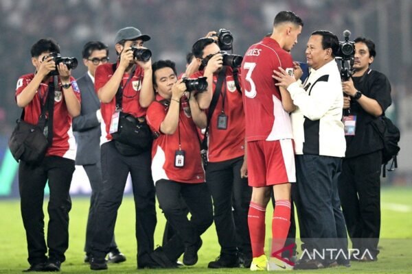 Prabowo Mengucapkan Syukur: Timnas Menang Melawan China, Insha Allah Lolos ke Piala Dunia